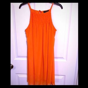 My Michelle Orange Dress, Small
